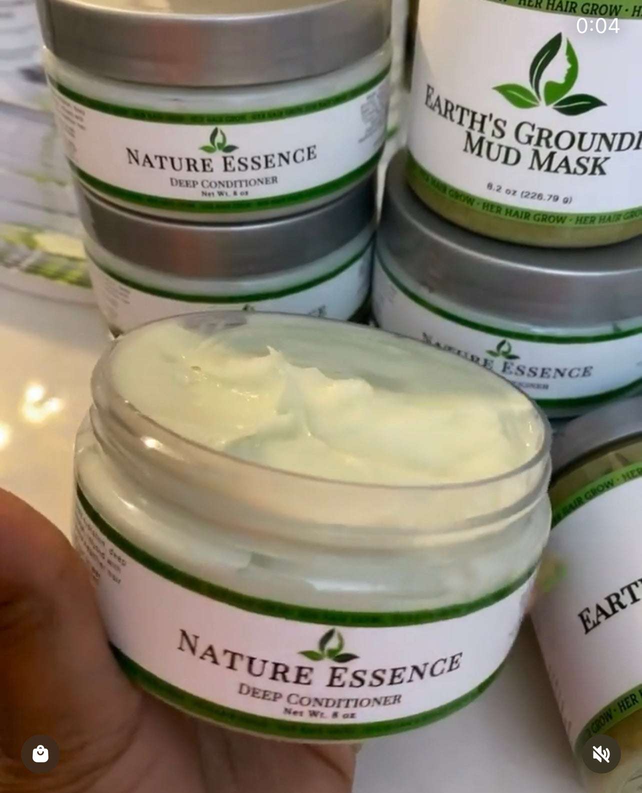 Nature Essence Deep Repair Masque jar for hair hydration and nourishment.