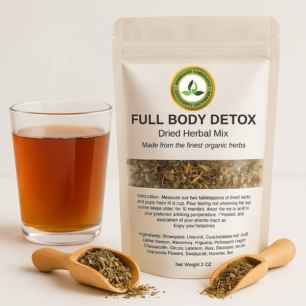 Full Detox Tea - Herbal Mix for Lung, Liver, Kidney Cleanse and Gut Health