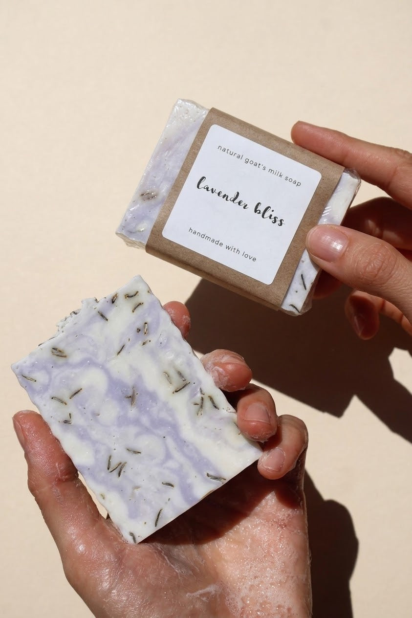 Lavender Bliss with Vanilla Scent - Handmade Soap Bar